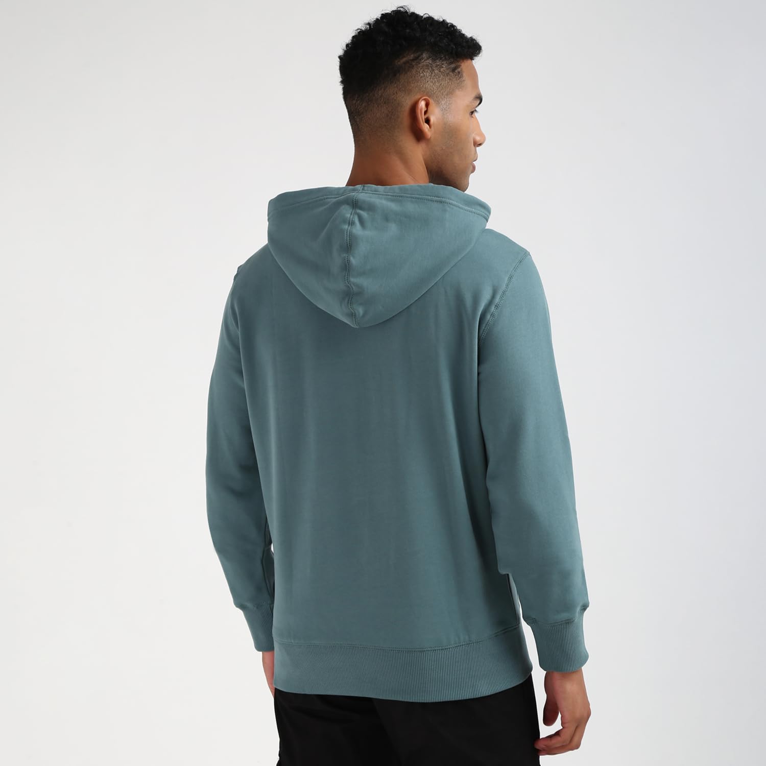Calvin Klein męska bluza z kapturem, Niebieski (Północny Atlantyk), XS