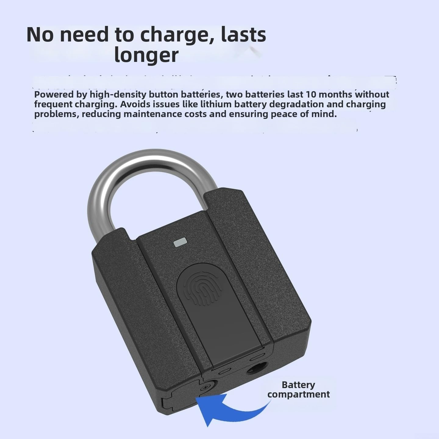 Candado inteligente impermeable con contraseña para aplicación Tuya con llave para acceso y capacidad de almacenamiento de 100 códigos en color plateado para puerta al aire libre, valla de puerta