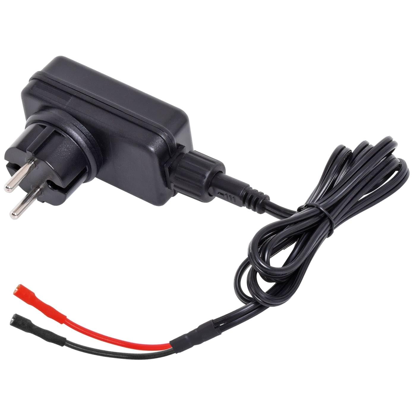 VOSS.farming Weidezaungerät Set Extra Power 9V Elektrozaungerät mit Batterie Netzadapter Anschlusskabel mobil Weidezaun