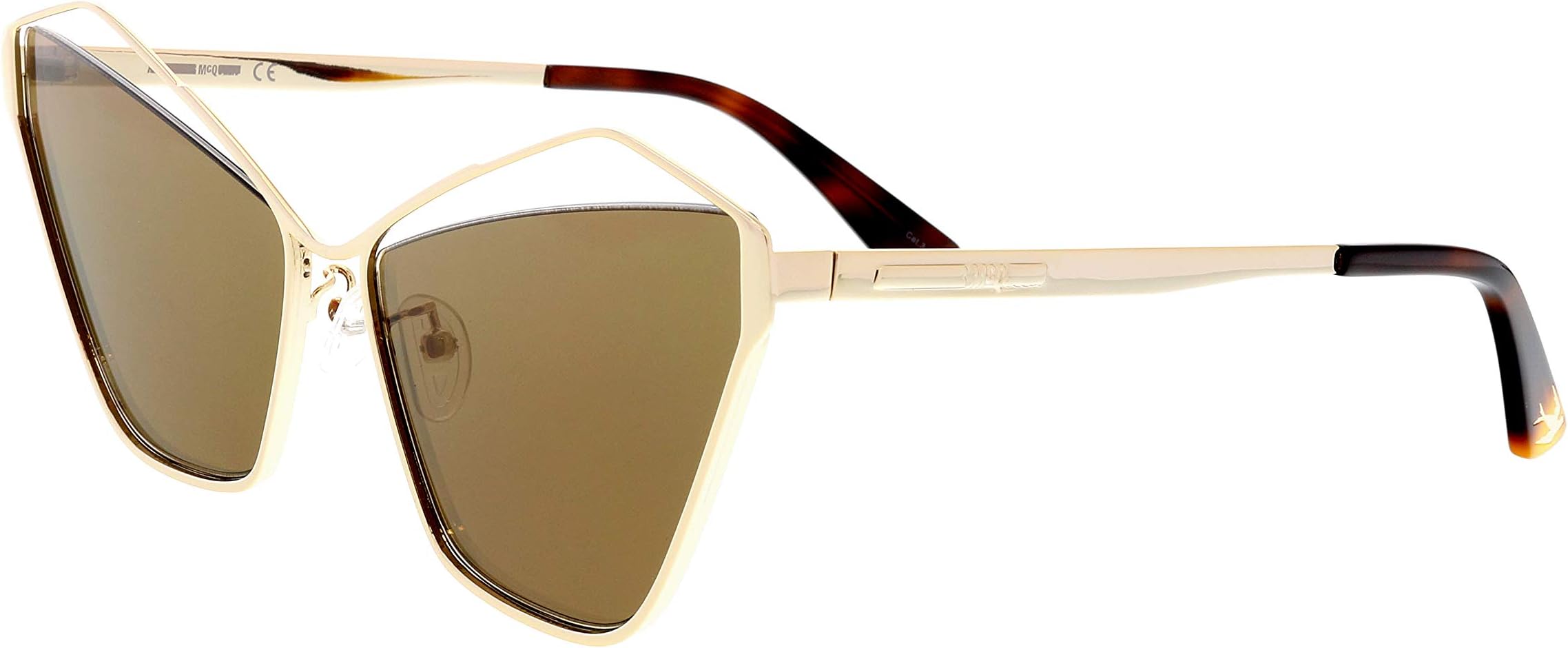 McQ MQ0158S Gold/Brown 61/16/150 women Sunglasses