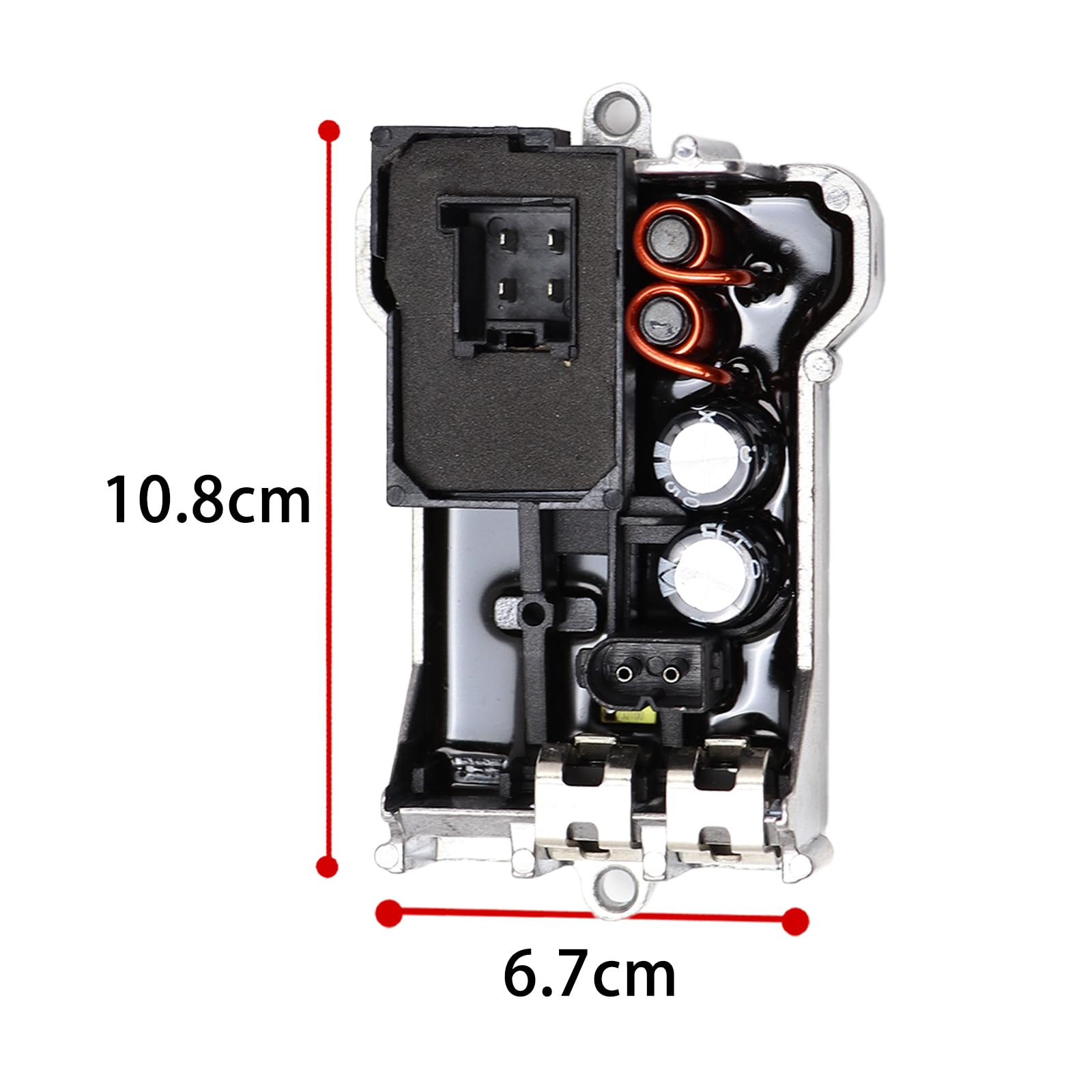 Régulateur de ventilateur - Résistance de chauffage A2038214058 - Compatible avec W203 CL203 S203 C209 A209 W211 S211 W163 - Résistance de ventilateur d'intérieur A1638200597