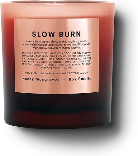 Vela de olor de niño de combustión lenta de edición limitada 50 horas de combustión larga Mezcla de cera de coco y abeja Velas perfumadas de lujo