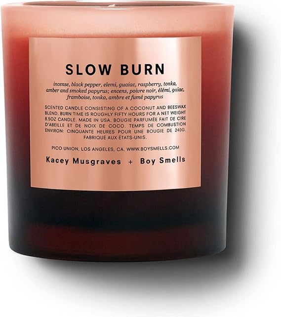 Limited Edition Slow Burn Boy Smells Candle 50 Hour Long
