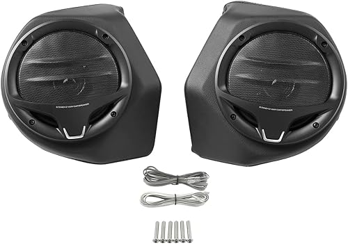 TCMT Respaldo de 6.5 pulgadas Tour Pack Altavoz trasero para Harley Touring Electra Glide Street Glide Road Glide Ultra Limited Tri Glide 2014-2023