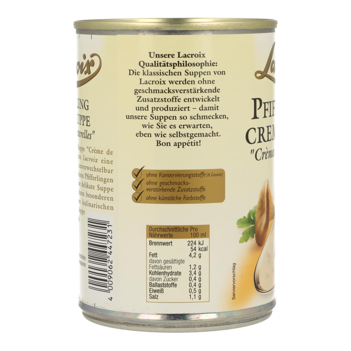 Lacroix Pfifferling Creme-Suppe 6x400ml