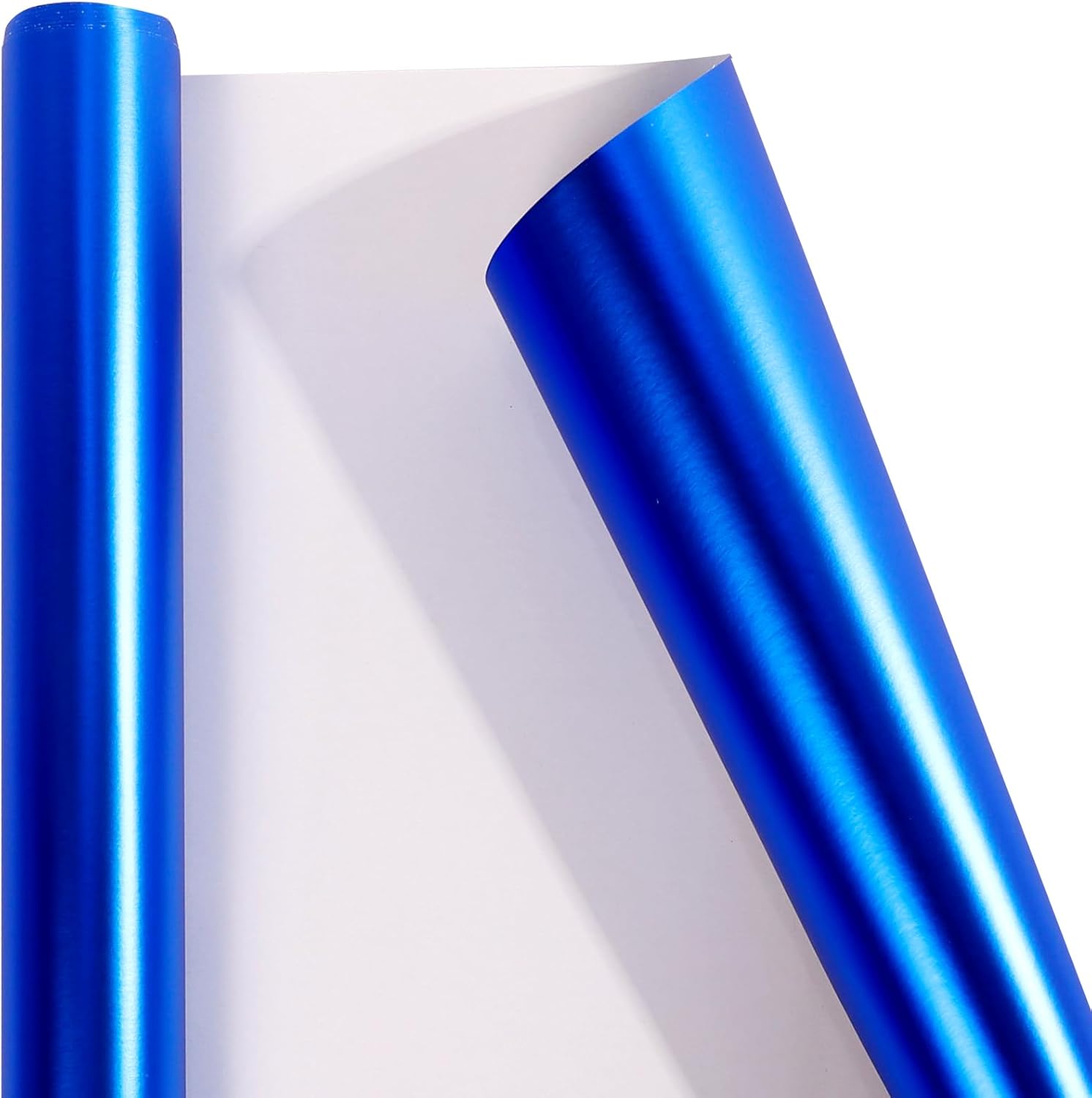 1 Roll Blue Floral Bird Wrapping Paper Mini Roll - 43Cm X 10M Blue - View #11