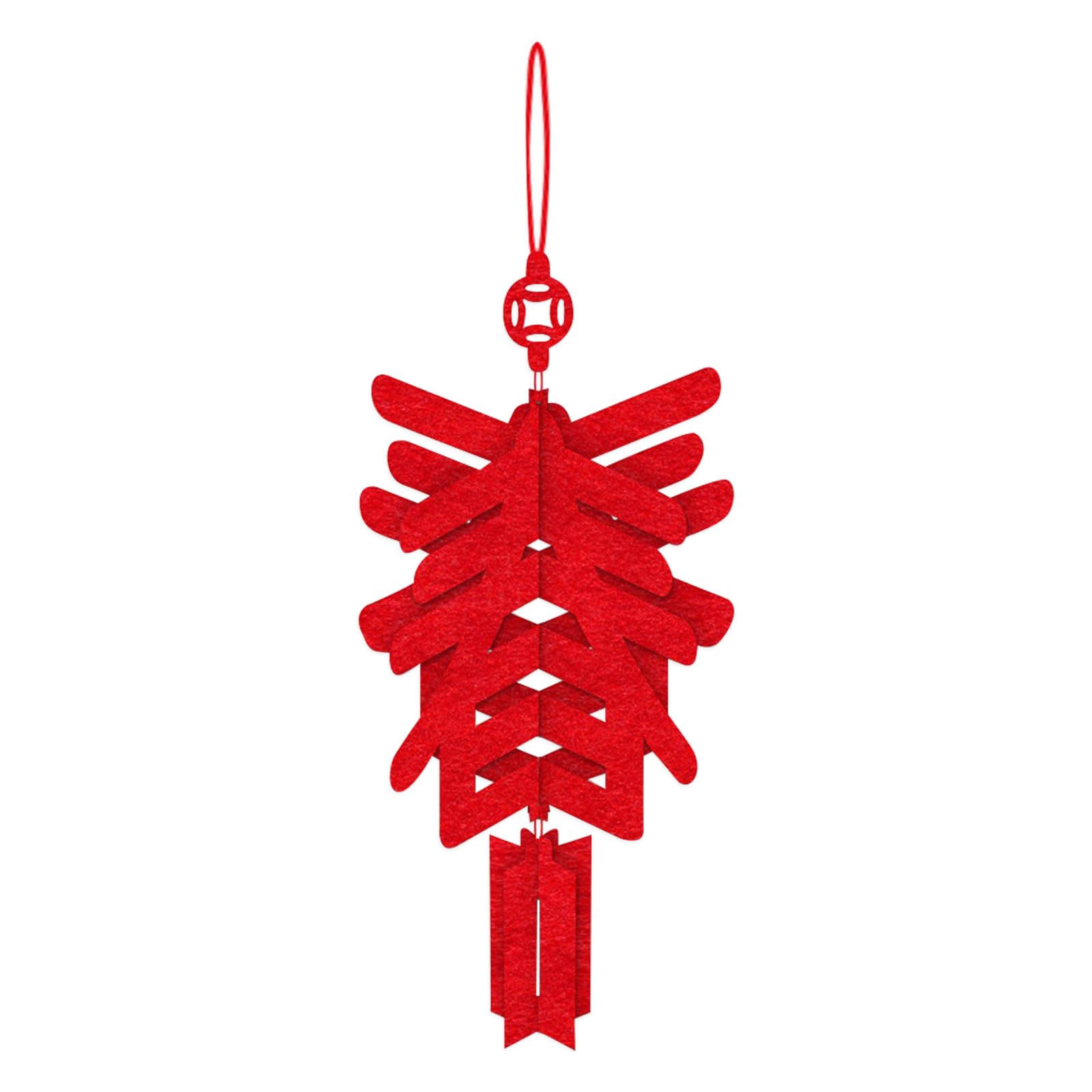 ABTOLS 2025 Chinese New Year Hanging Ornaments, Red 3D Chun Characters Chinese Party Supplies Year of The Snake 2025 Happy Chinese Spring Festival Decoration for Spring Festival Home Officce Decor