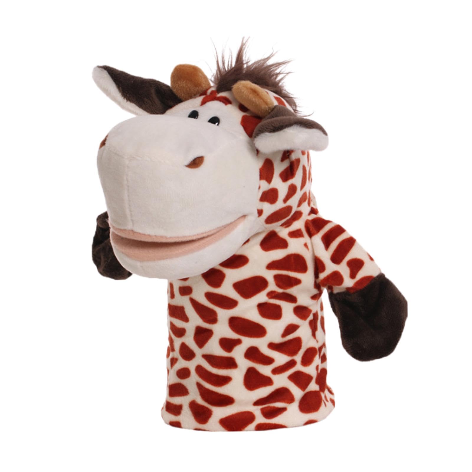 ATORSE Animal Hand Puppet Sensory Toy Funny Practicing Education Toy Game Plush Toy Deer-image-11