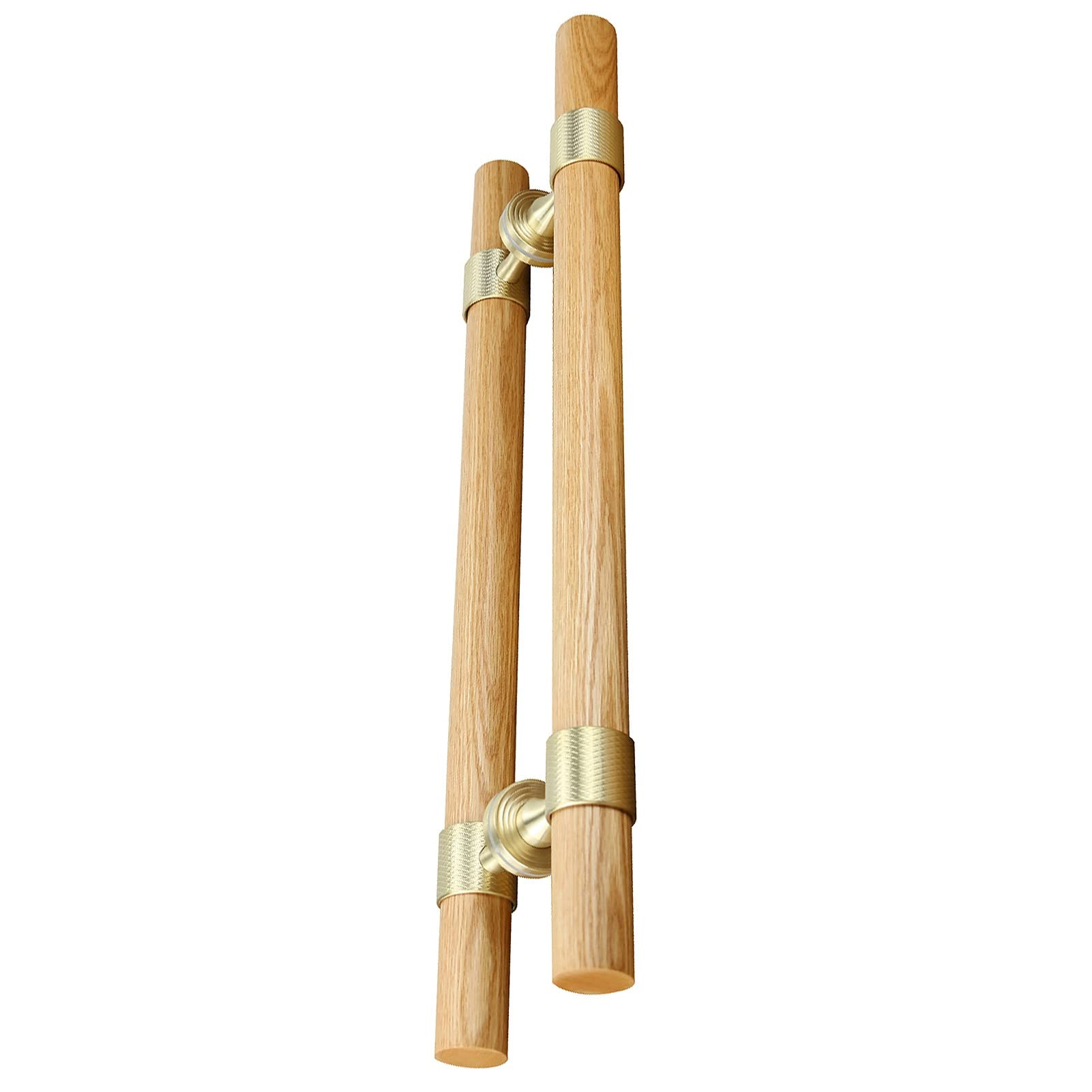 Poignée de porte double face en bois résistant pour ouvrir facilement une porte coulissante
