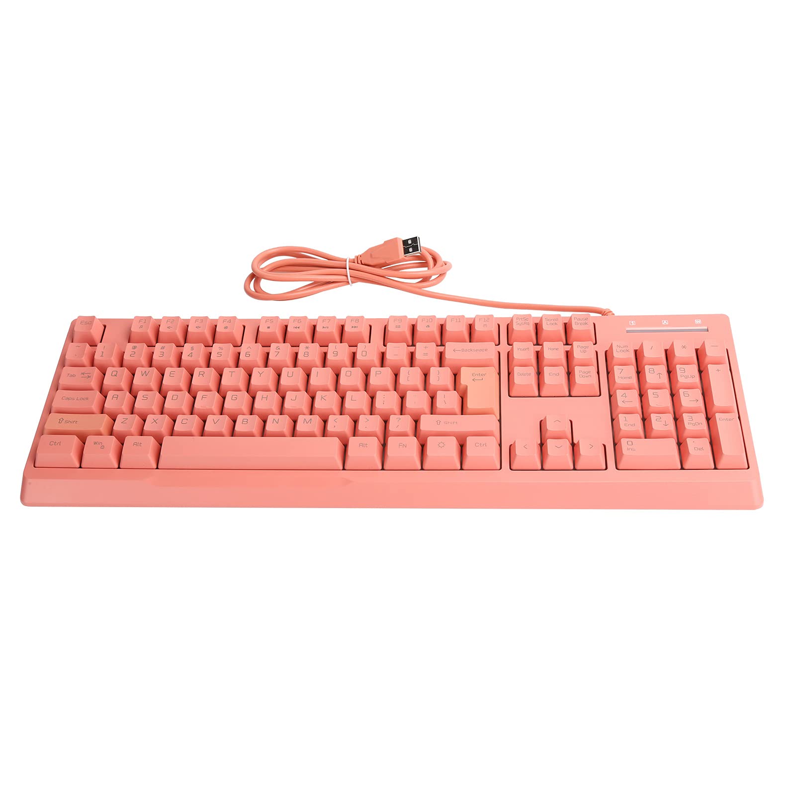 Yosoo Health Gear 104 Klawisze Przewodowa Klawiatura, RGB Podświetlana