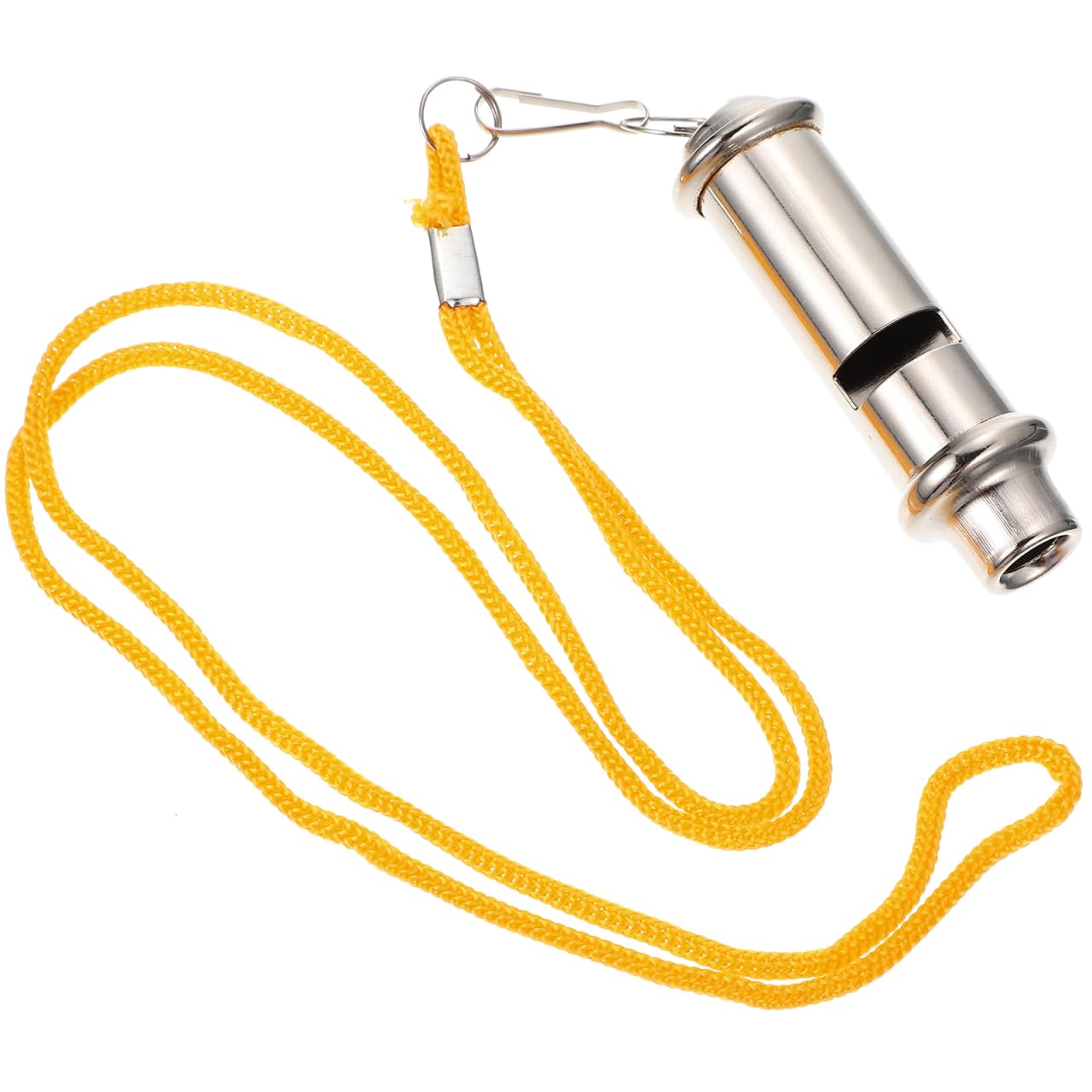 POPETPOP Portable Metal Whistle for Bird Training with Loud Clear Sound Stainless Steel Pigeon & Parrot Trainer with Lanyard Compact and Lightweight