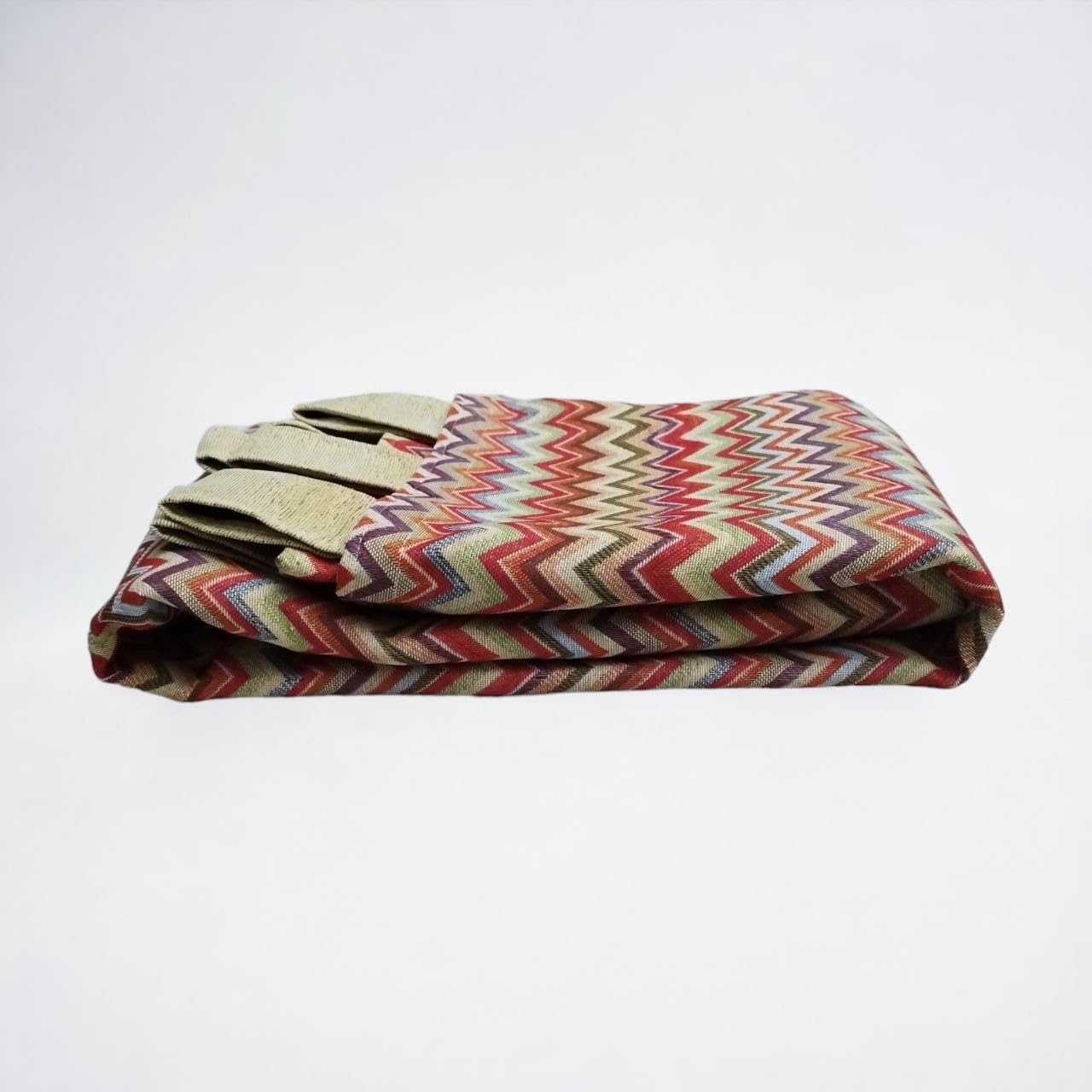 Mercatienda Cortina para Puerta Exterior: Elegancia y Protección para tu Entrada en la Calle 140x260cm - Zigzag. (Rojo)