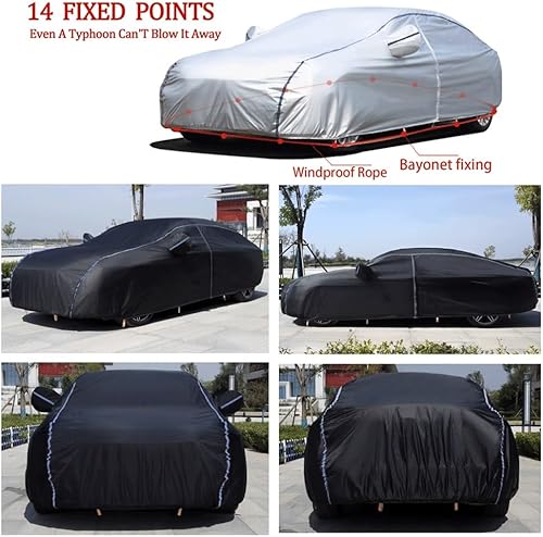 Miniatura 2 de Funda de automóvil para exteriores para Dacia StepwaySandero, cubierta de automóvil impermeable, transpirable, grande, cubierta de automóvil de