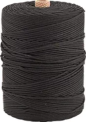 Vonder, Corda Multifilamento Trançada 3,0 Mm X 277 M, Preta.