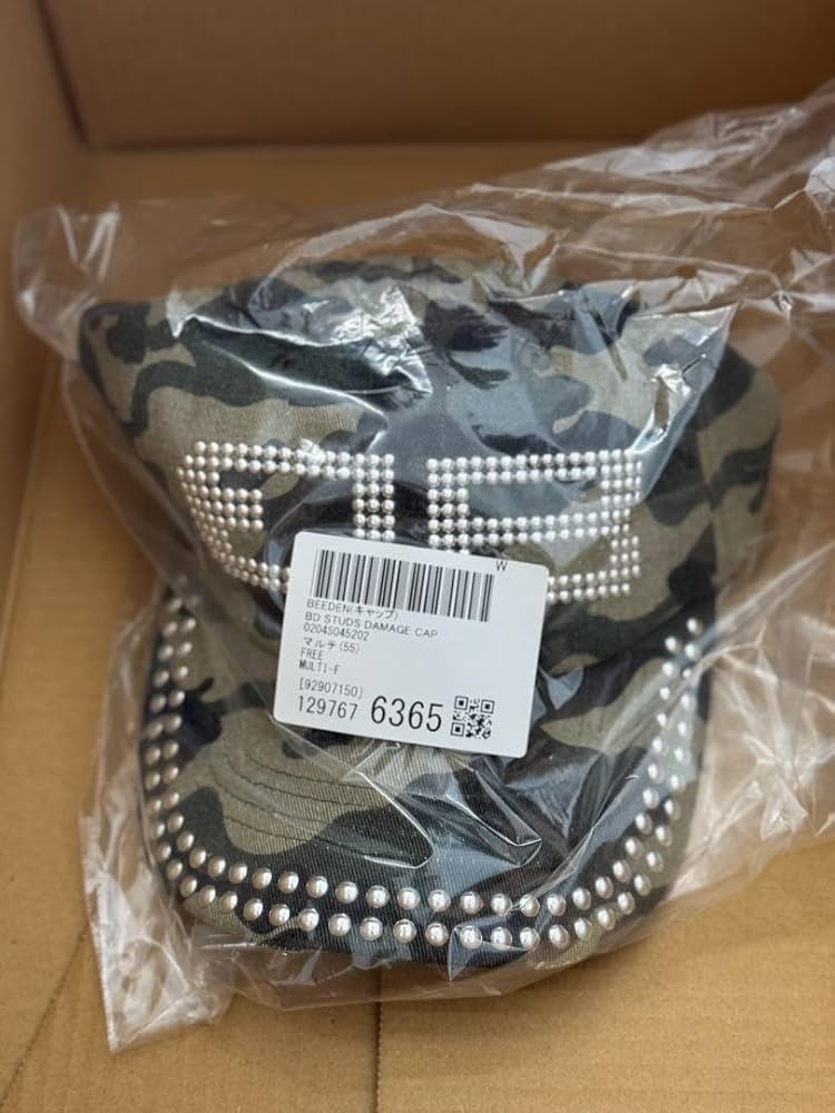 Amazon.co.jp: BEEDEN BD STUDS DAMAGE CAP マルチ キャップ : おもちゃ