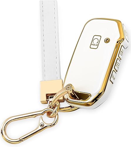 keycov Funda para llavero Kia, accesorios para llavero, funda de anillo compatible con Cerato Ceed Forte NIRO Sorento Seltos Sportage Soul Telluride