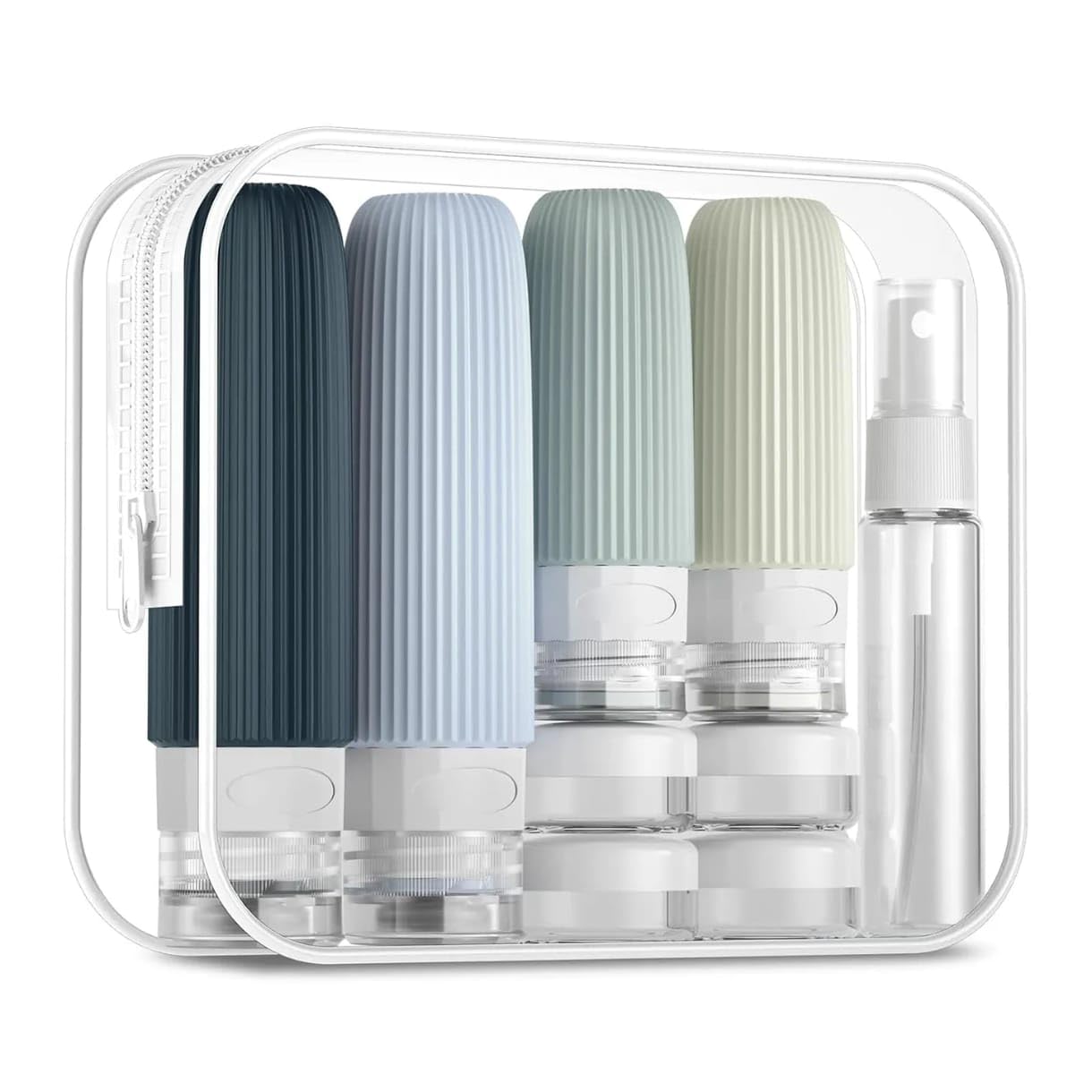 Travel Bottles for Toiletries 100ml Travel Bottles, Travel essentials with toiletry bag