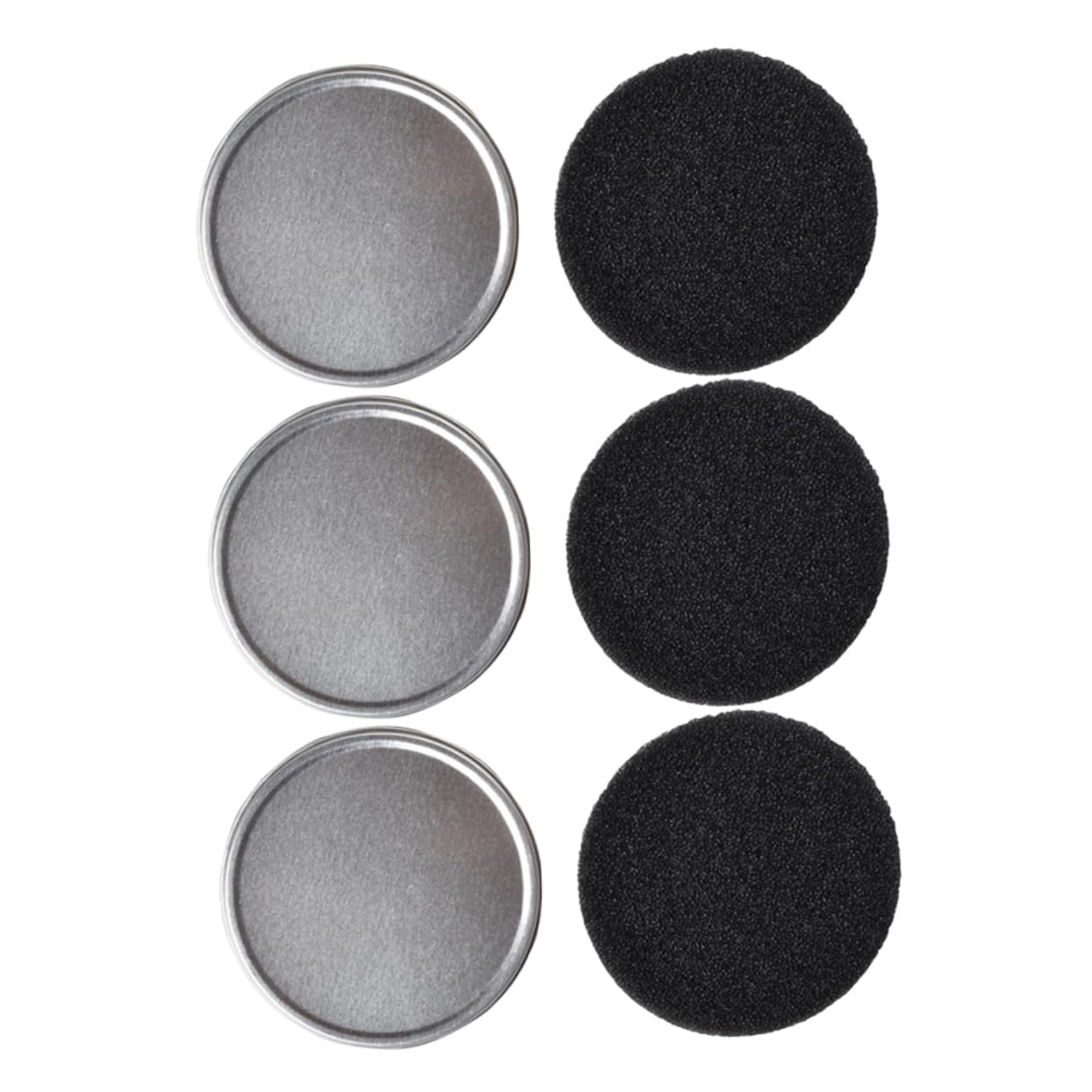 Gatuida Portable Makeup Brush Cleaning Tool Sponge Cleaning Box 6pcs Easy to Carry No Water Needed