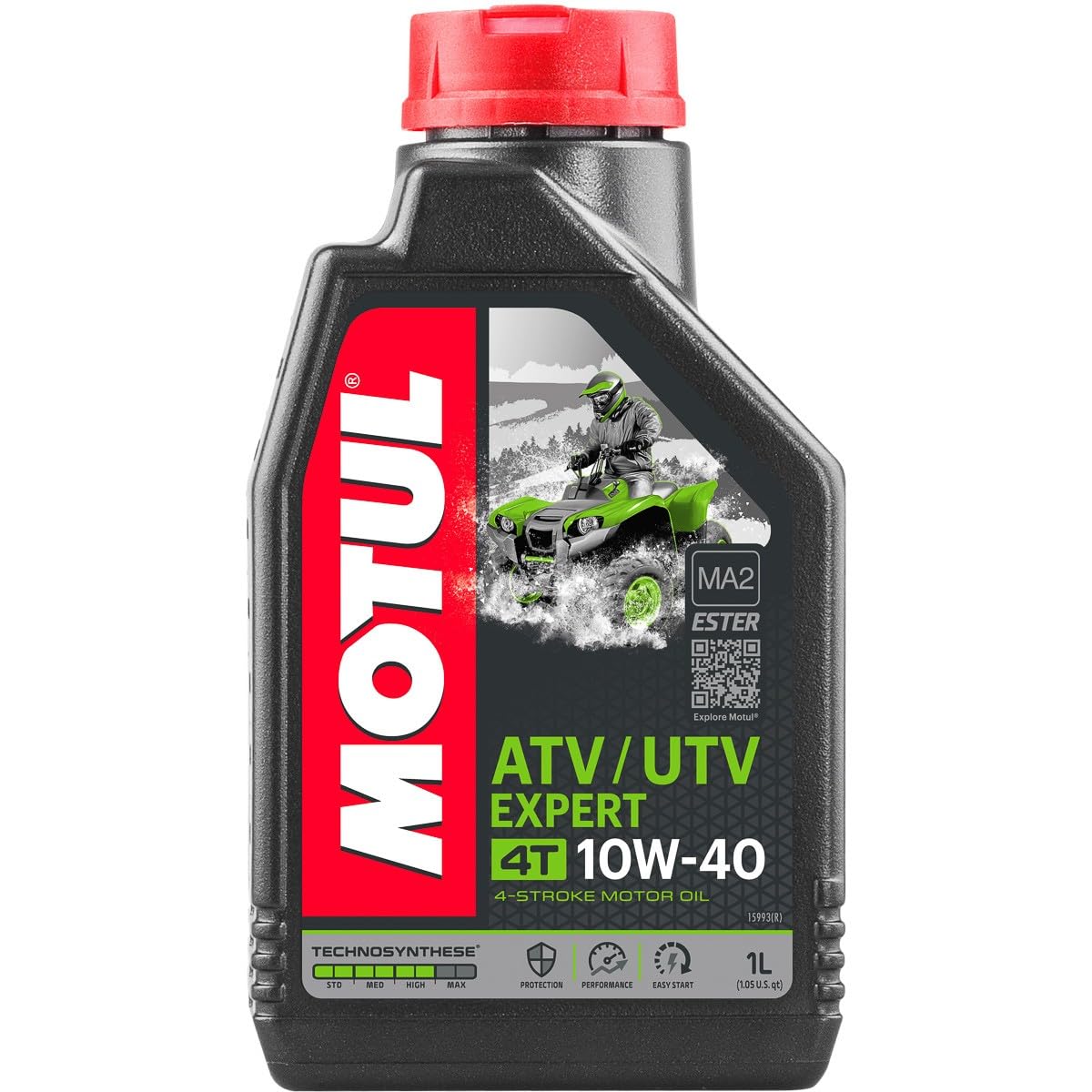 MOTUL Motoröl 4100 10W-40, 1 Liter – Hochleistungsöl Für Benziner Und Diesel