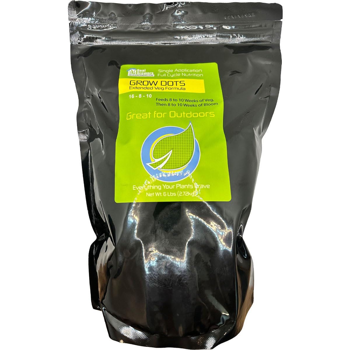 Real Growers Grow Dots Extended – Single Application Plant Food for Coco Coir & Soilless Media