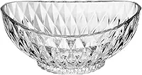 LYOR - Centro de Mesa de Cristal Ecológico Diamond 28cm x 28cm x 13,5cm