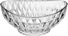 LYOR - Centro de Mesa de Cristal Ecológico Diamond 28cm x 28cm x 13,5cm