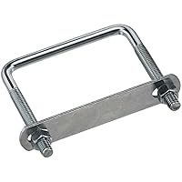 Vista 8 de National Hardware N245-027 2192BC perno cuadrado en U de tamaño para madera, chapado en zinc (paquete de 2)