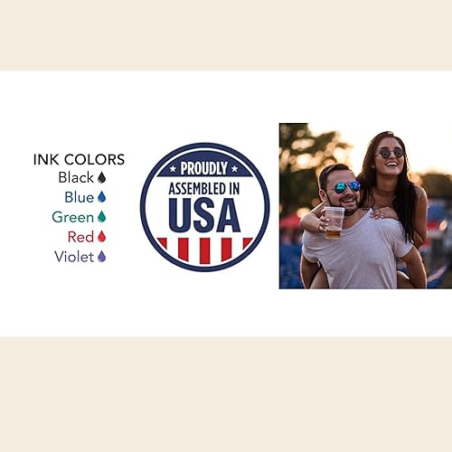 Miniatura 5 de Sellos de mano con más de 21 sellos autoentintados  Sellos de mano para eventos adecuados para festivales, fiestas, clubes, eventos especiales,