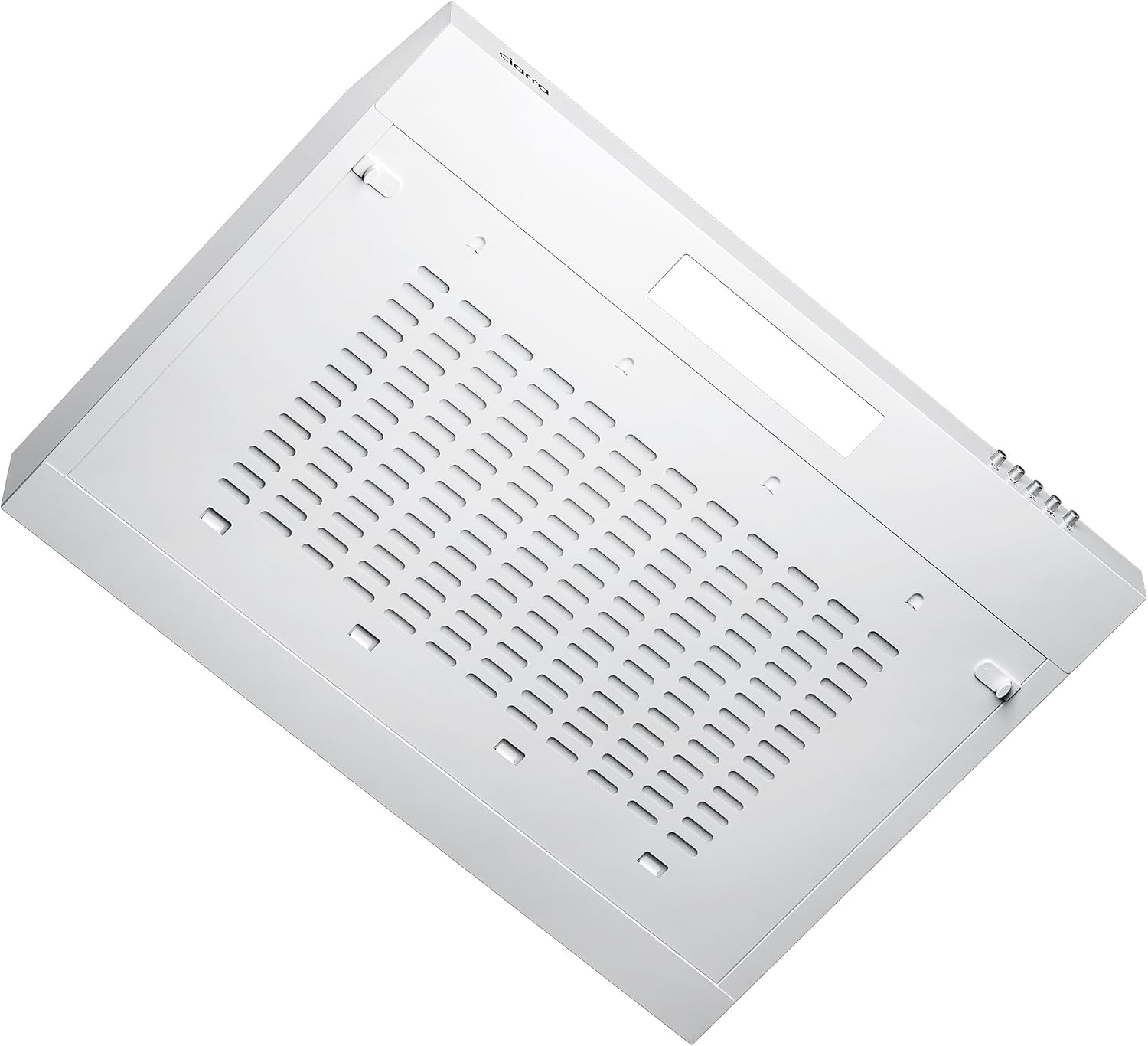 CIARRA CAW6903A Cappa Aspirante 60 cm Sottopensile Cappa da Cucina con Pannello Argento LED Montaggio a Parete con Ventola Estrattore