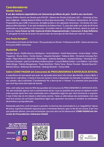 Como Passar em Concursos de Procuradorias e Adv. Estatal - 2.000 Questões Comentadas - 7ª Ed - 2025