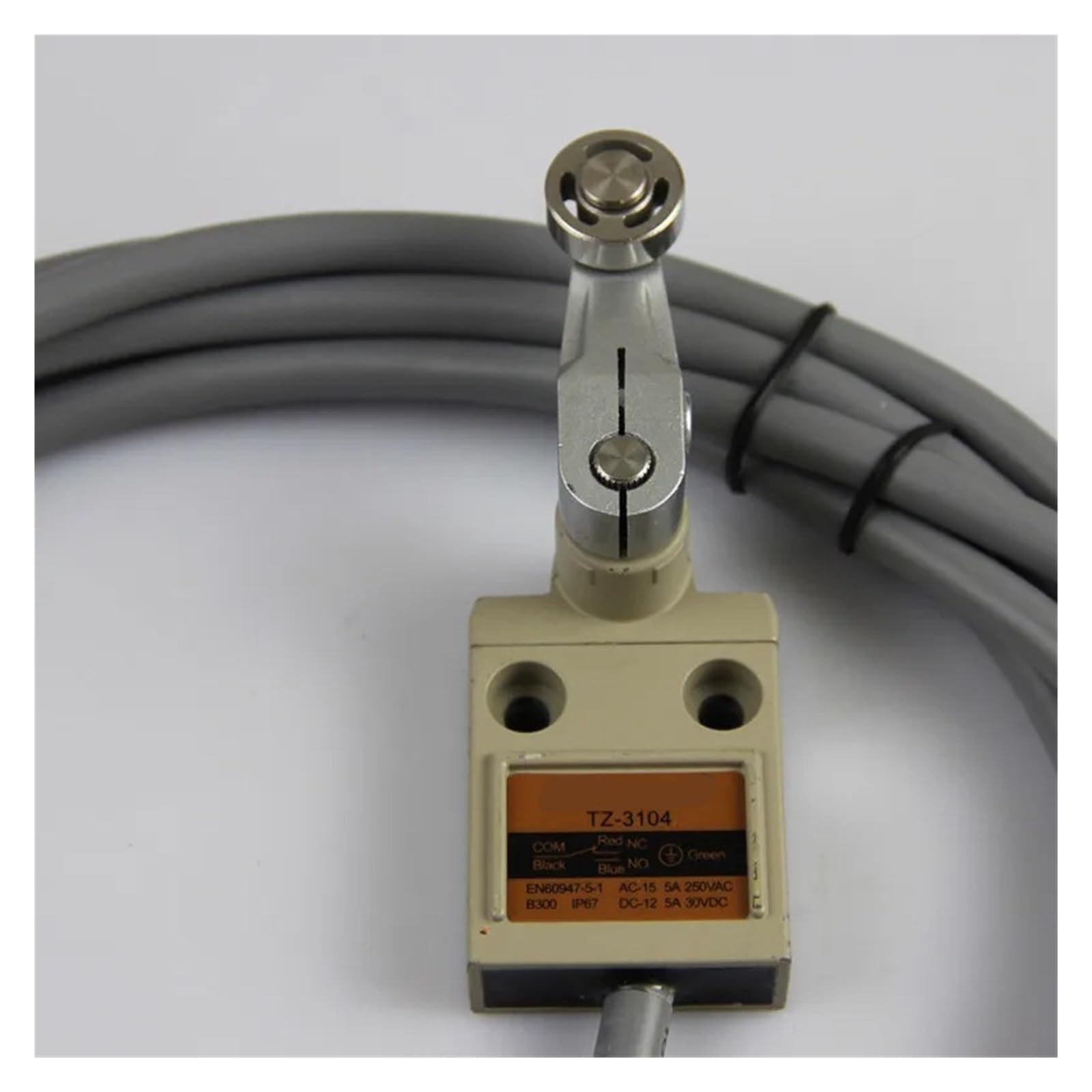 TZ-3104 IP67 4Wire Roller Lever Plunger Limit Switch SPDT NO+NC Copper wire 3 NWPNLXEA