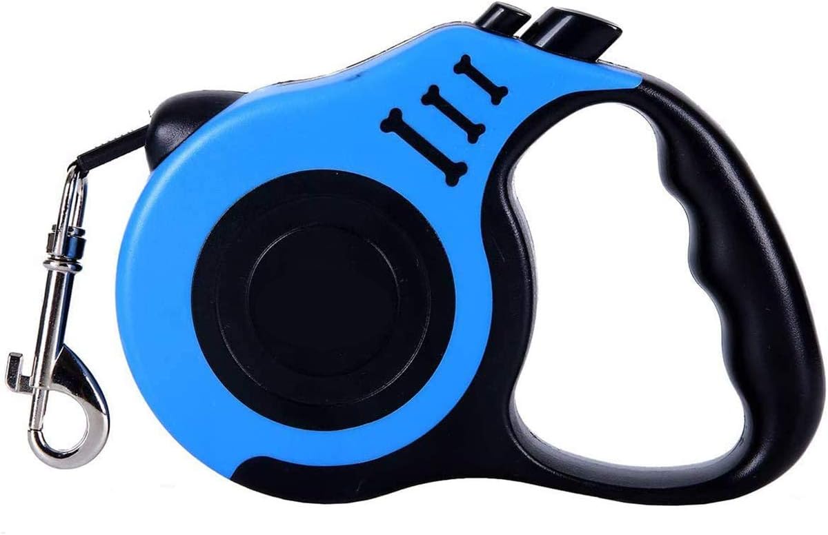Retractable Dog Leash 5M, Automatic Comfortable Long Dog Leash for Pet Training, Walking, Running, Suitable for Small/Medium Dog, Puppy and Cat