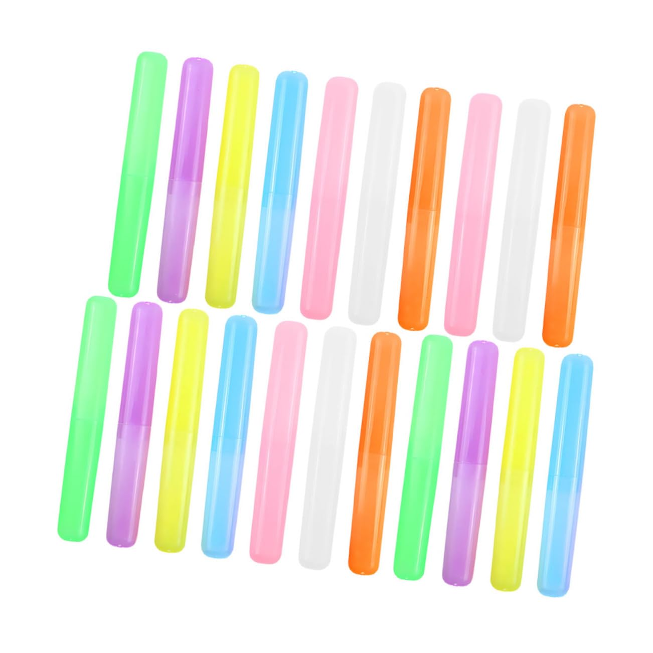 Cabilock 5 Set Della Caramella Custodia Per Spazzolino Da Denti Custodia Da Viaggio Per Spazzolino Da Denti Custodia Per Spazzolino Da Denti Custodia Da Viaggio Per 21 pezzi * 5
