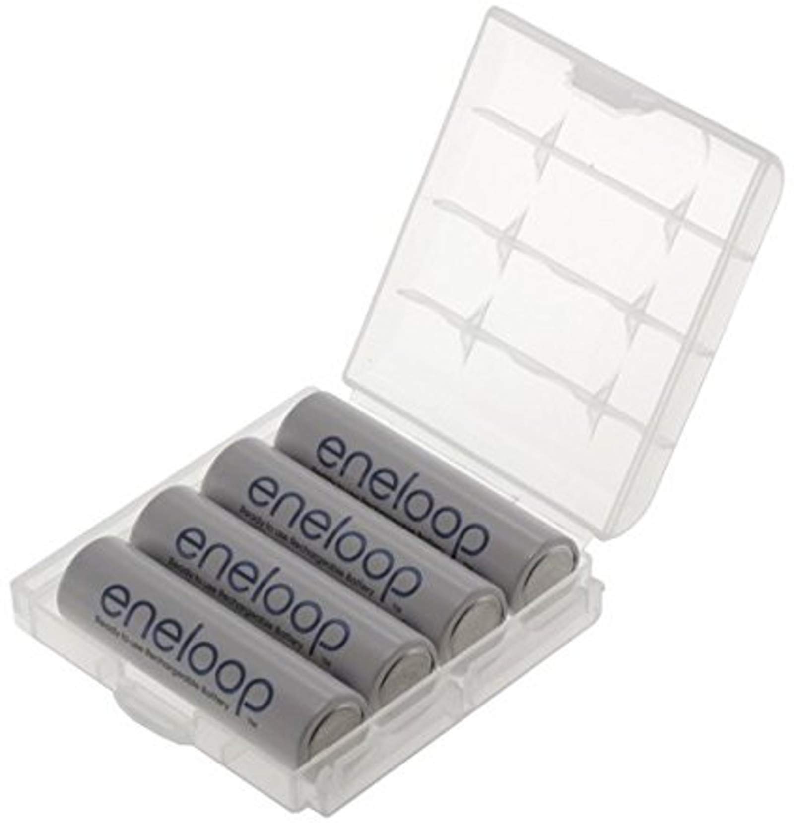 EWANTO - Confezione da 1000 batterie per conservare 4 batterie Mignon (AA) o Micro (AAA) e batterie trasparenti