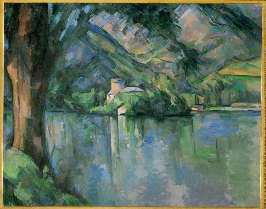 Impression d'art mural Le lac d'Annecy Cézanne tableau de maître