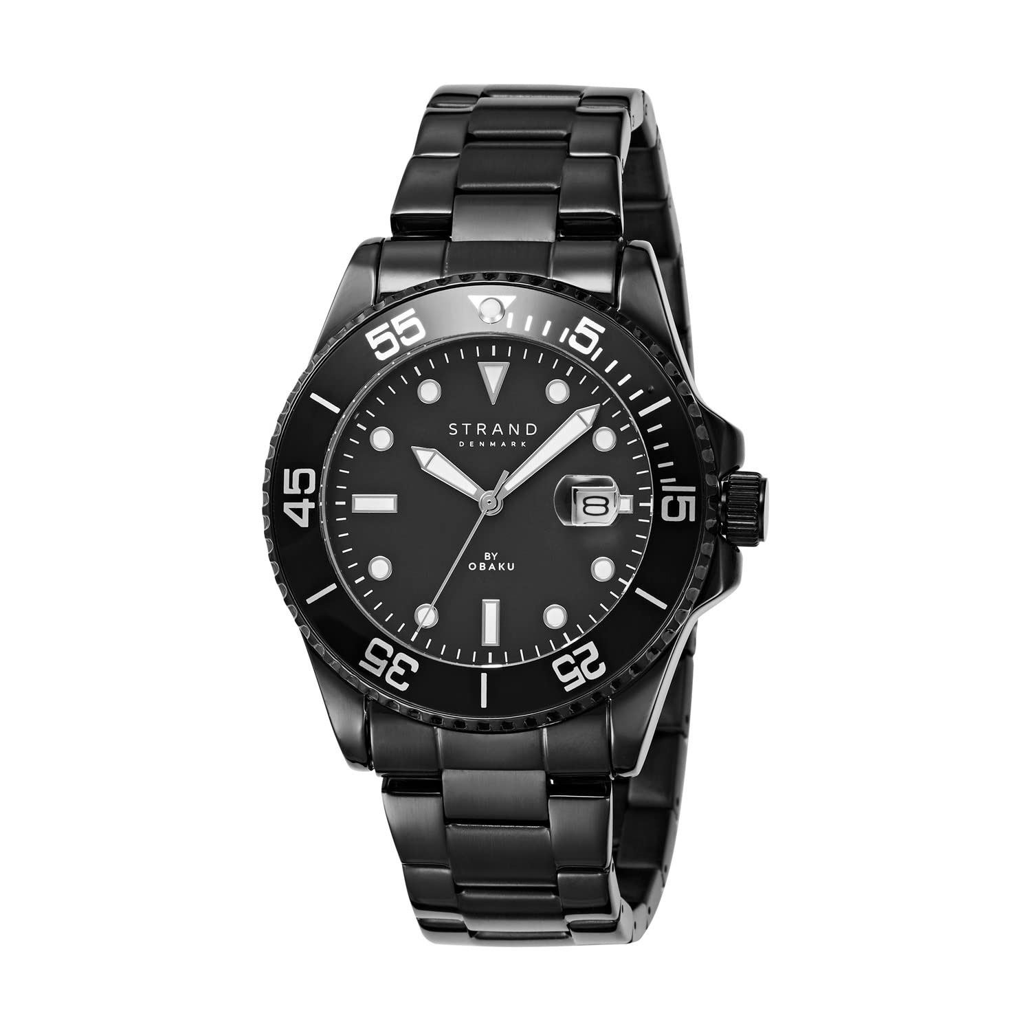 Strand By Obaku Bondi Dark Analog Black Dial Mens Watch-S727GDBBSB (B0BG238LFD) Amazon Price History, Amazon Price Tracker