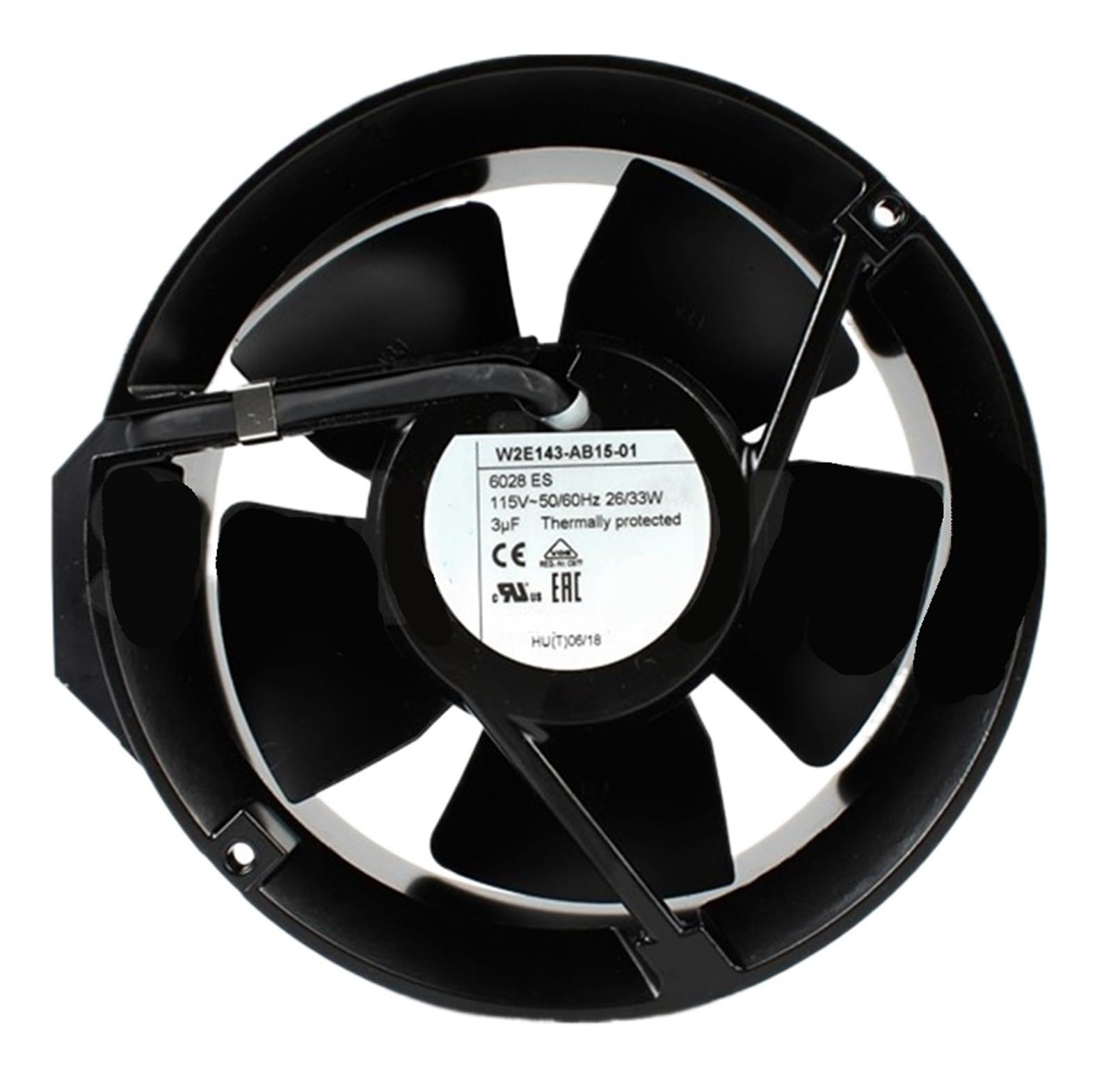 PEQYUACTE Cooling Fan W2E143-AA15-01 AC 115V 24/26W 3300RPM 17cm 17251 172 * 172 * 51mm