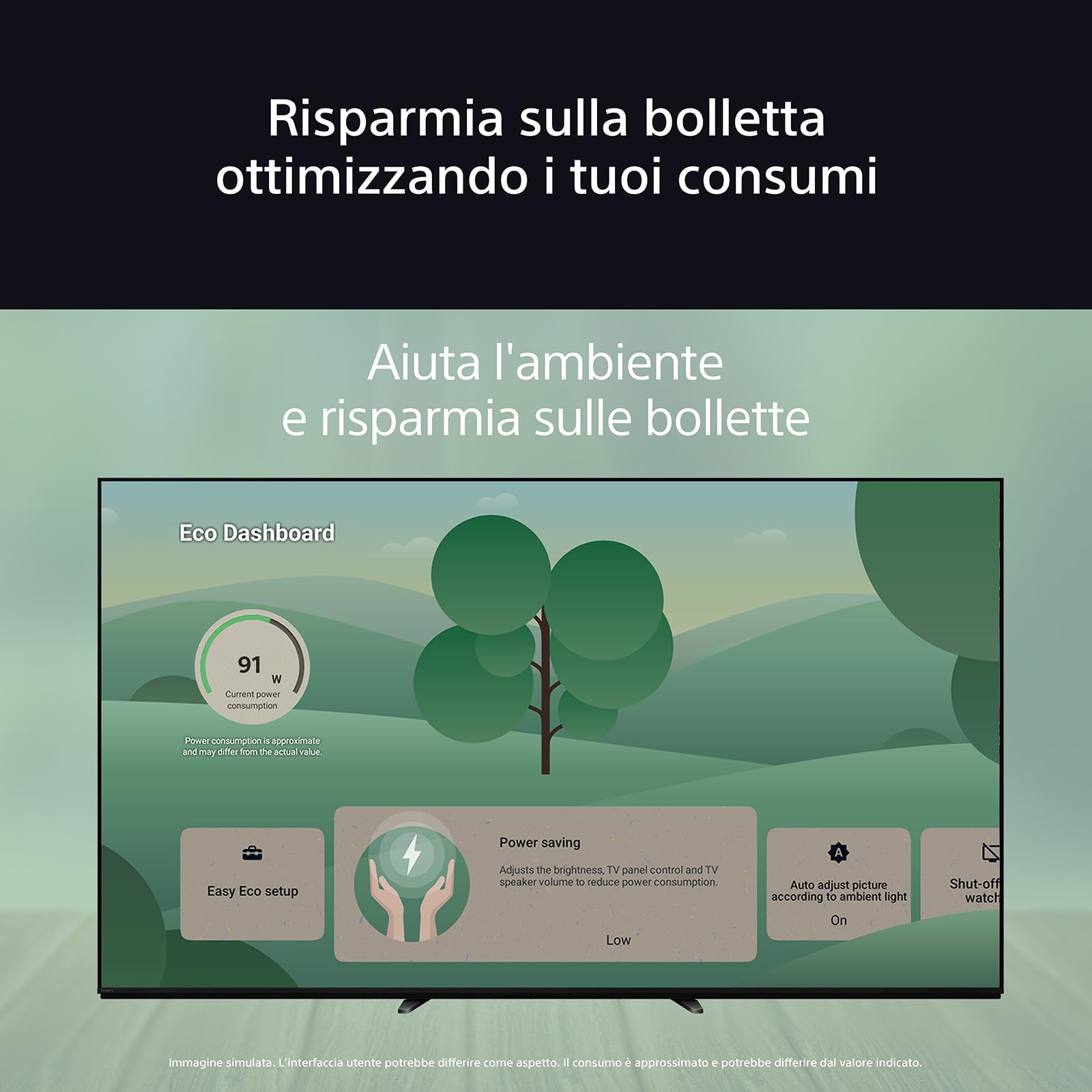Sony BRAVIA 8 OLED 55 Pollici 4K HDR Google Smart TV | Gaming Menu per PlayStation 5, IMAX Enhanced, Dolby Vision Atmos, Chromecast, AirPlay, 120Hz 55XR80