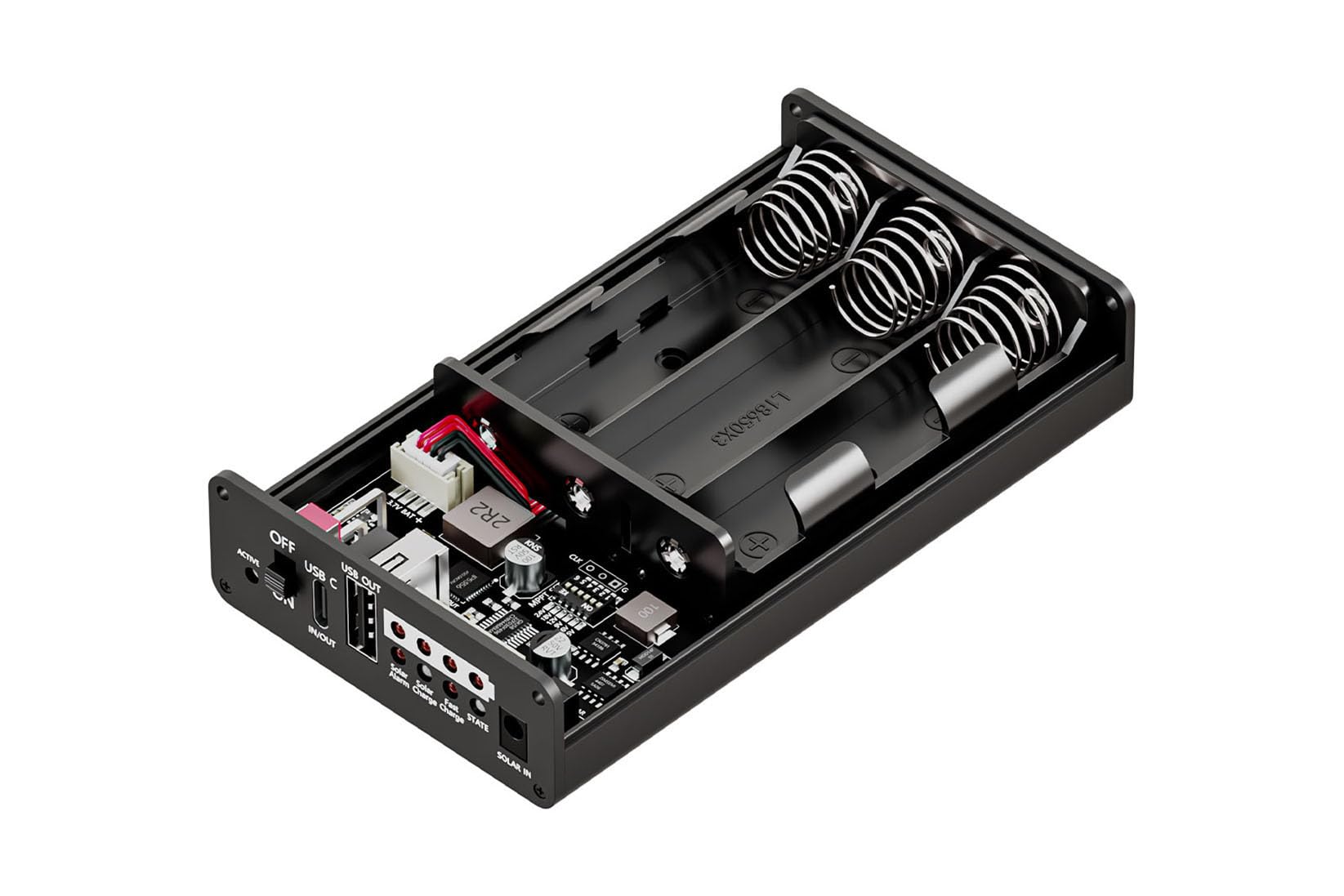 Solar Energy Manager B: MPPT Cargador solar y módulo de carga rápida para proyectos Raspberry Pi, con adaptador tipo C y salida 5V3.1A