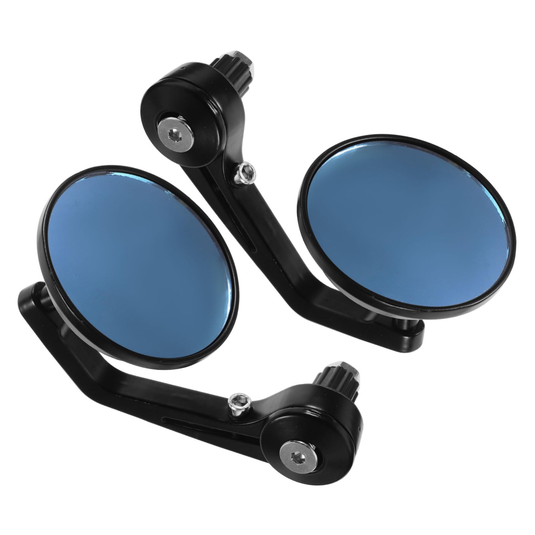 2 Paires Miroir Modifié Rétroviseurs Guidon Miroir Modifié Miroirs Rétroviseurs Rétroviseur Bar End Miroirs