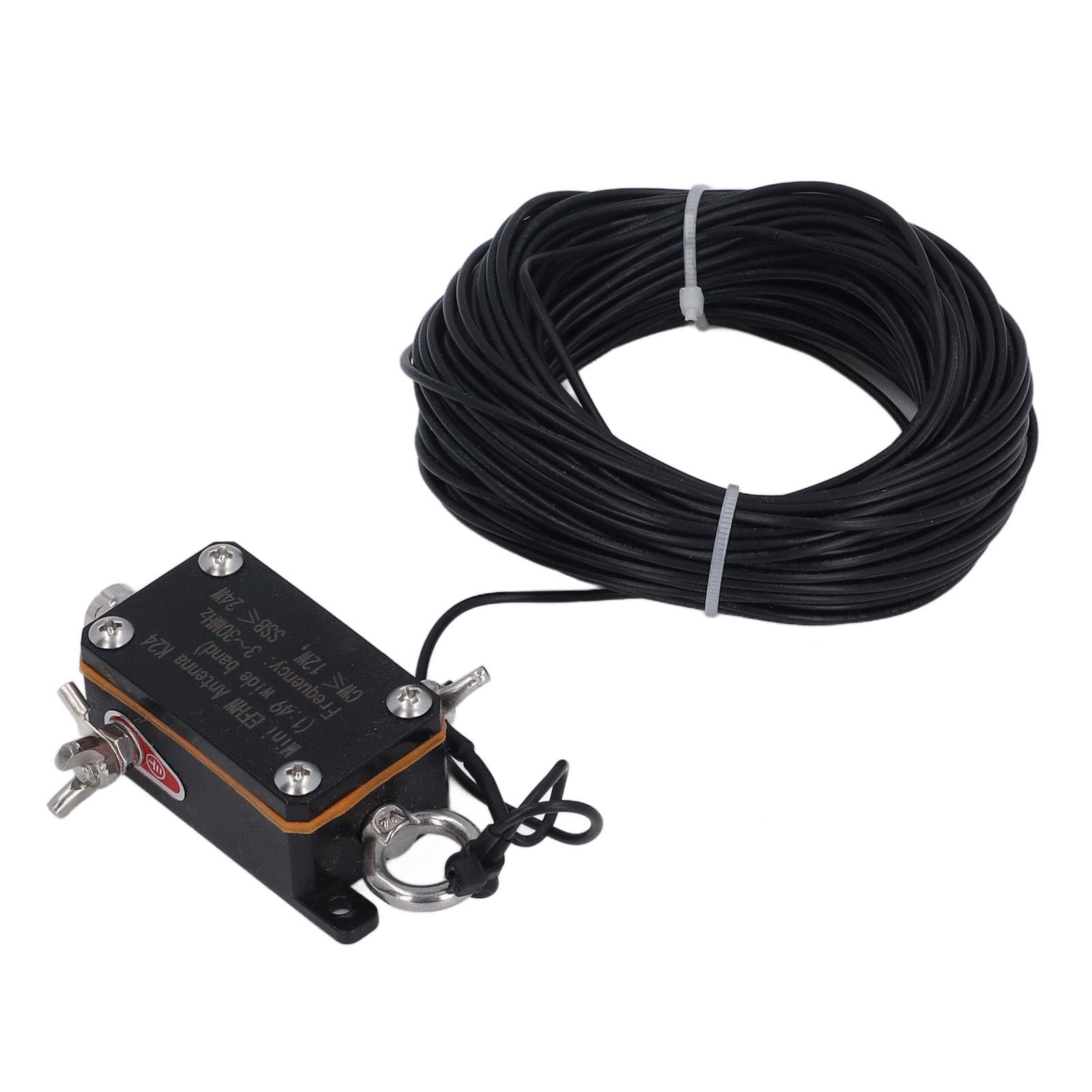 End Fed Half Antenna, 3‑30MHz Compact Shortwave Antenna 1:49 Balun Standard Interface End Fed Half Antenna
