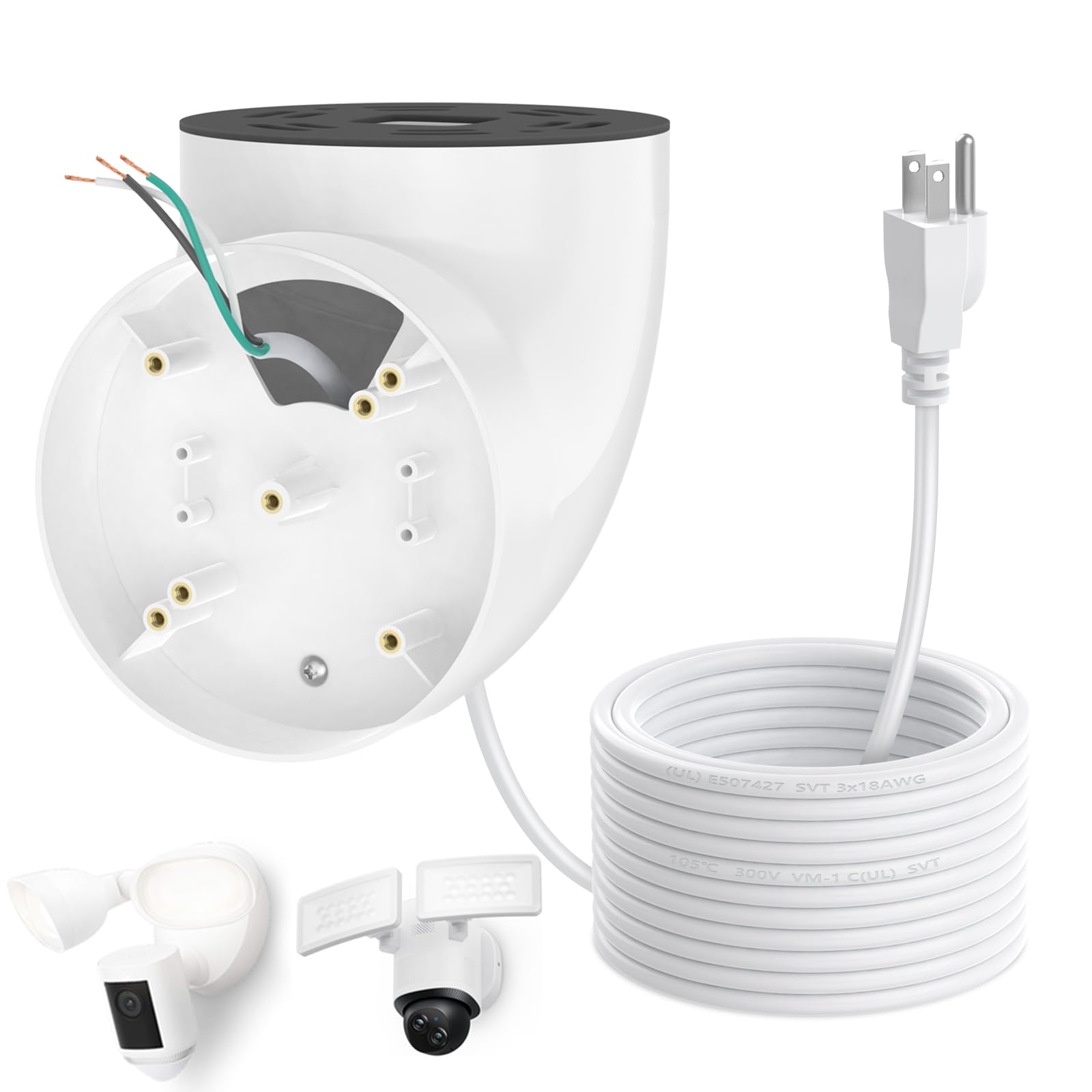 Electrical Setup Ring Floodlight Installing Ring Floodlight