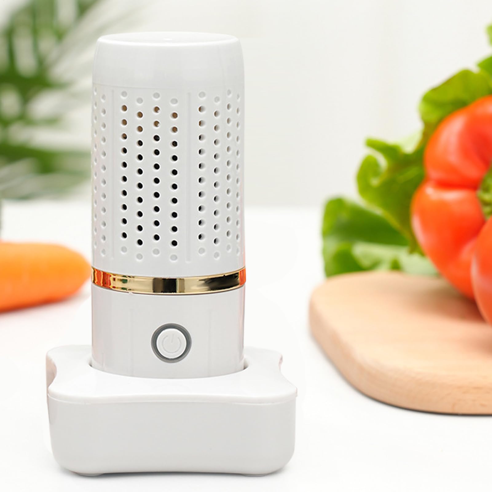 Fruit Washing Machine, USB Produce Cleaner, 3.86x3.86x6.1 Inches Cordless Food Purifier, Long Lasting Cleaning Device with Powerful Function for Cooking Kitchen Grain Preparation