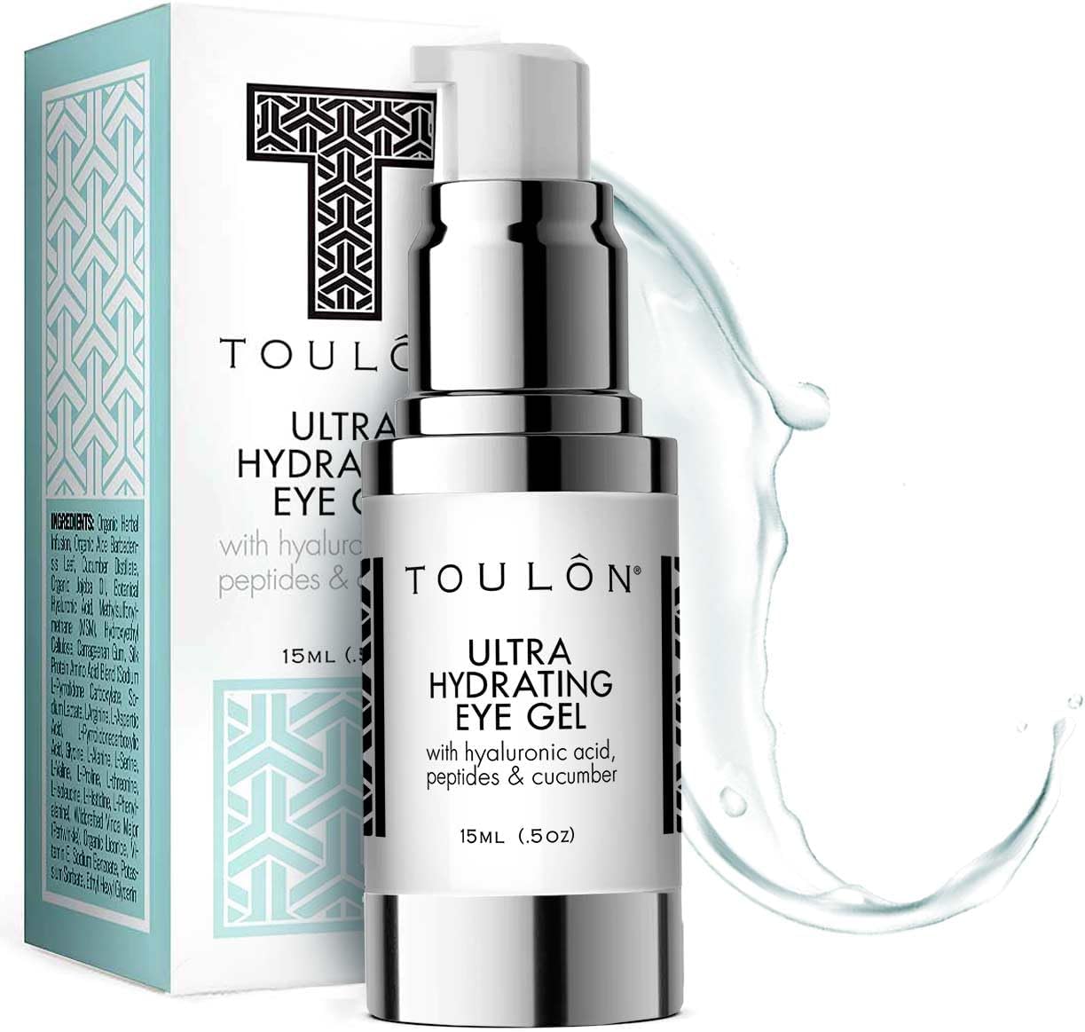 Best Eye Gel for Dark Circles and Puffiness. Reduce Wrinkles, Bags & Crows Feet. Natural & 100 Pure Firming Anti Aging Gel for Men and Women with Aloe Vera & Soothing Cucumber.