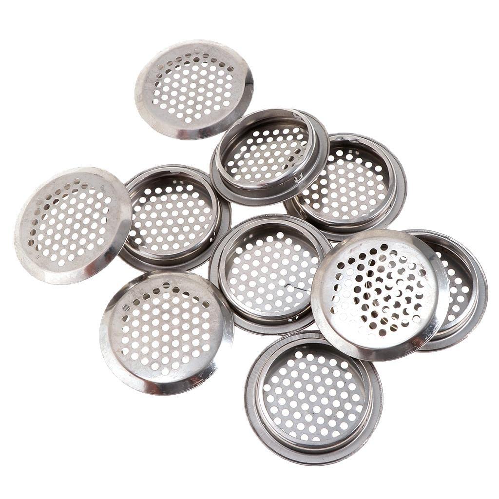 MYADDICTION Cabinet Air Vents Cover Stainless Steel Round Vent Mesh Hole Louver 53mm Home & Garden | Home Improvement | Building & Hardware | Other Home Building & Hardware-picture-20