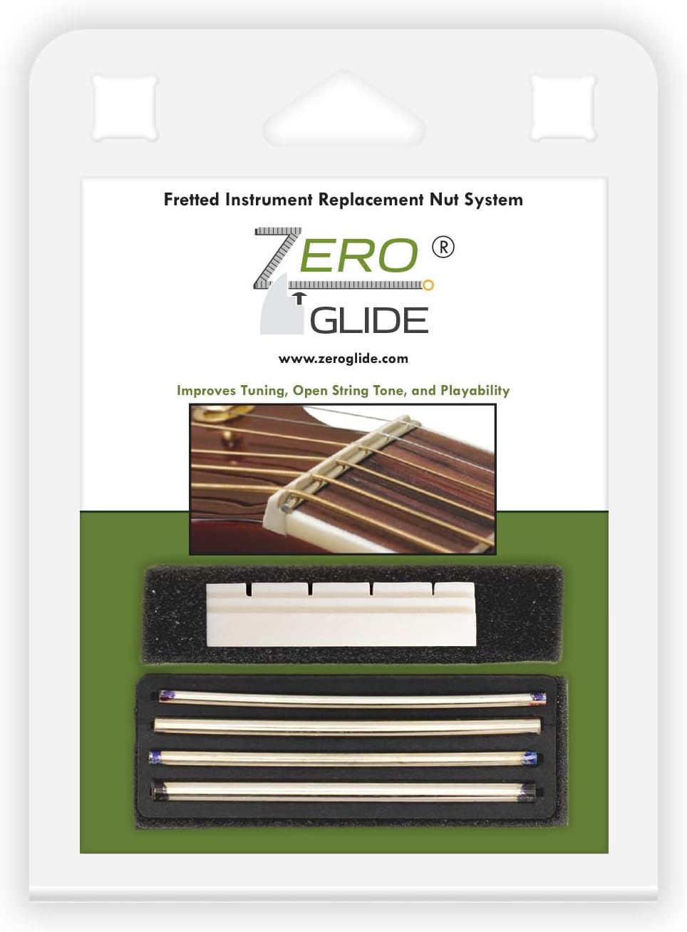 Zero Glide ZS-8 Slotted Replacement Nut for Banjos