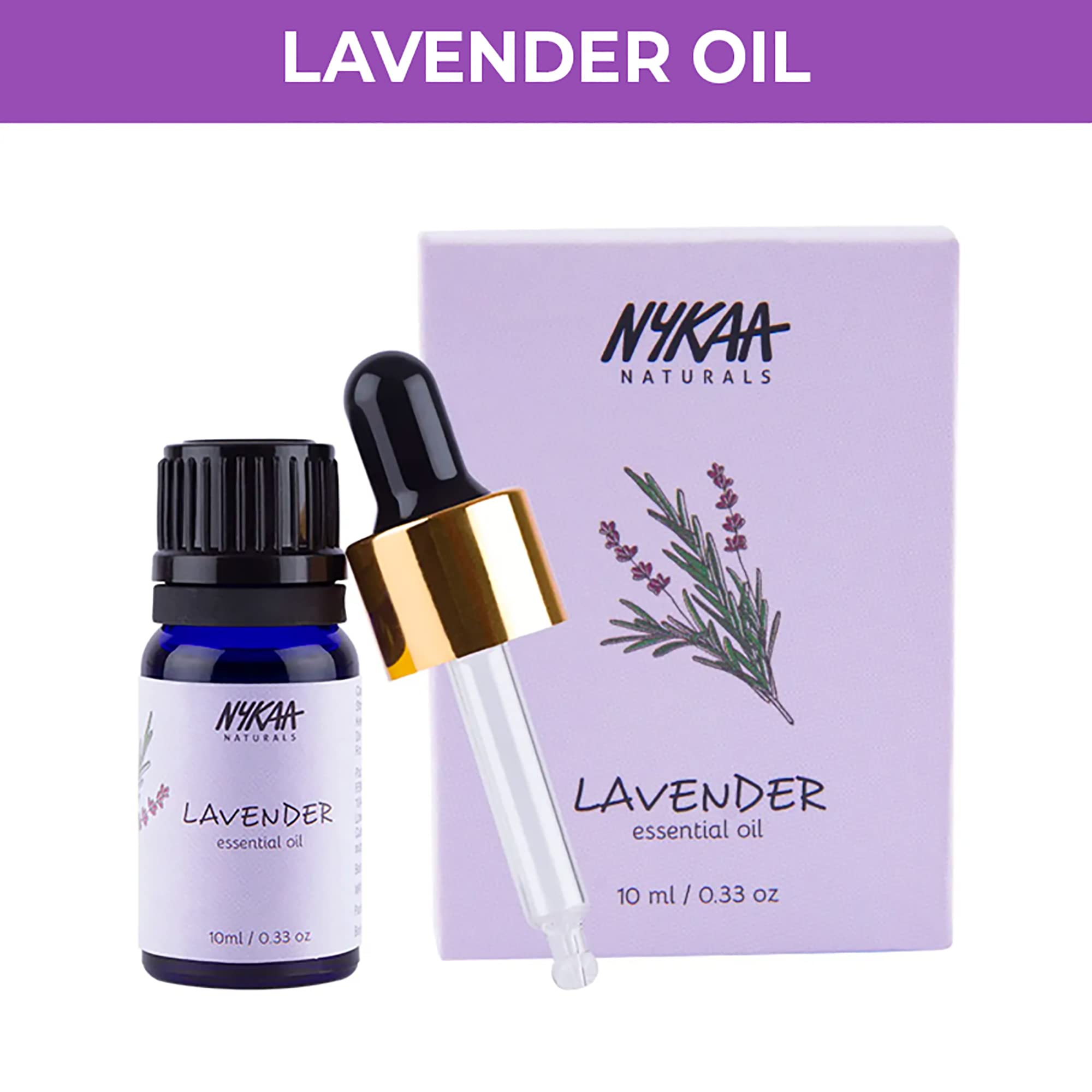 Buy Nykaa Naturals Lavender Essential Oil for Moisturised Skin & Smooth