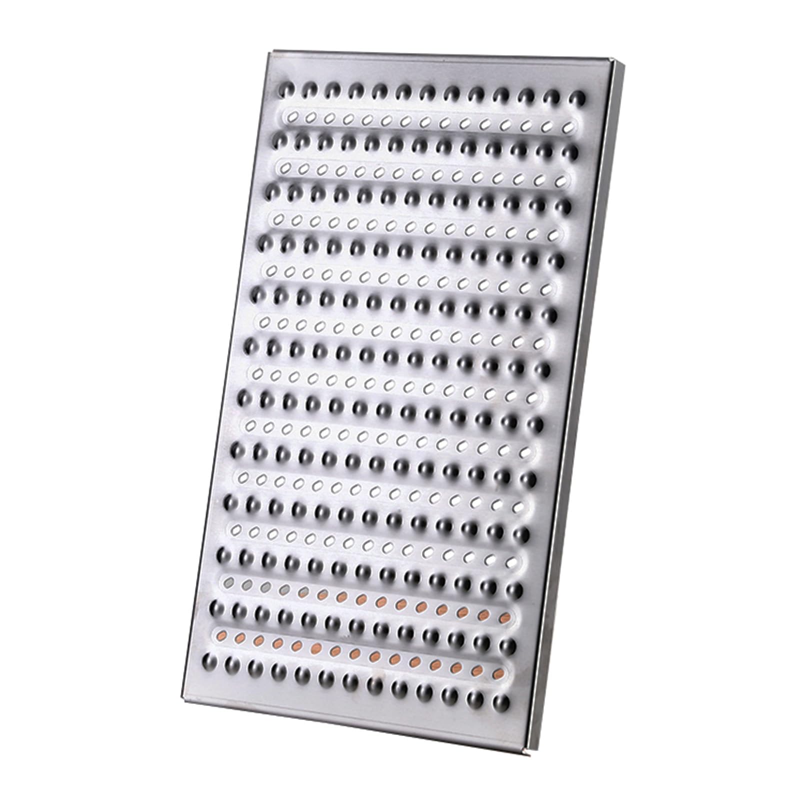 Couvercle de vidange rectangulaire anti-glissade en inox 304 pour sol de douche et hôtel