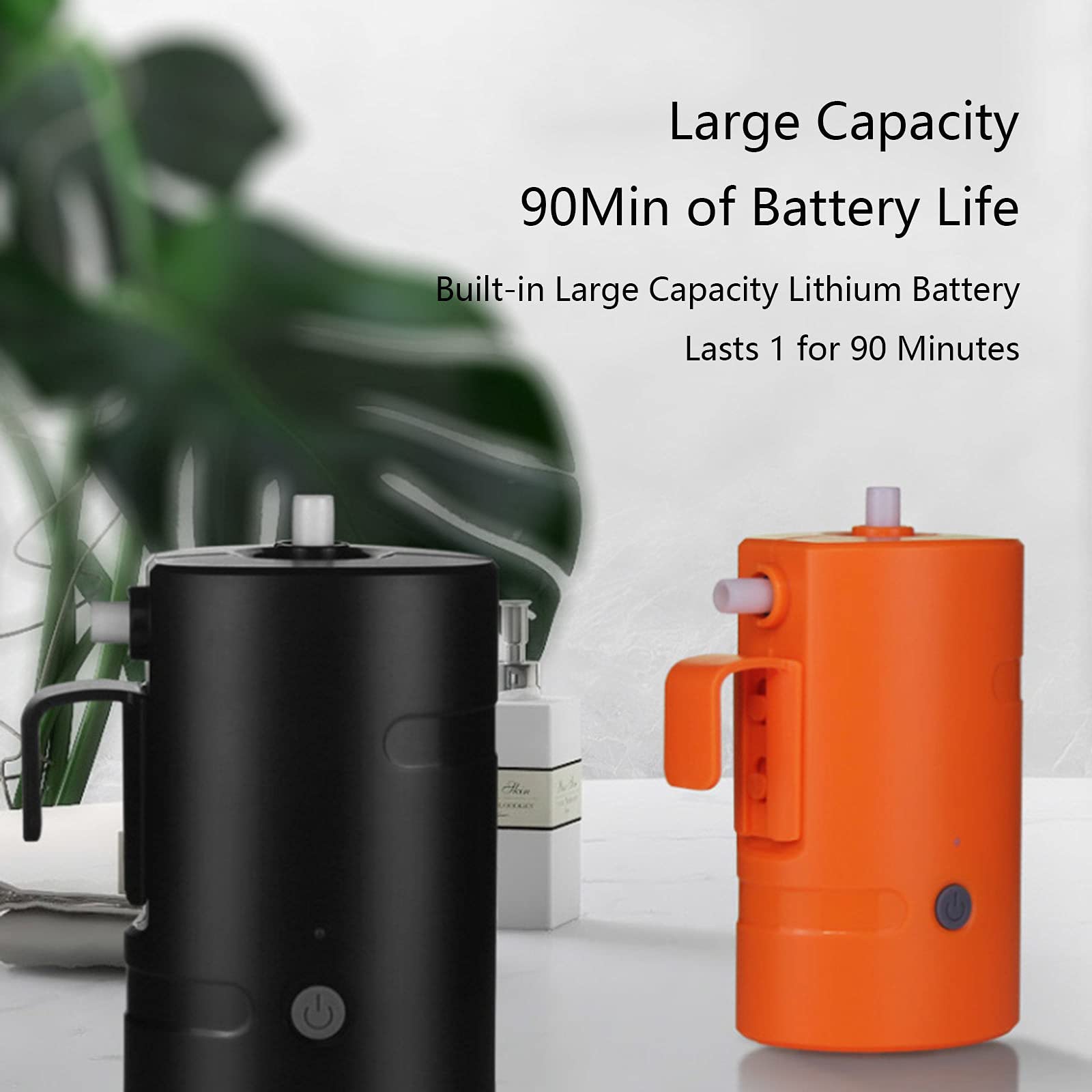 Doccia da Campeggio Elettrica Portatile, Kit Secchio Pieghevole per Doccia Ricaricabile per Esterni Portatile Batteria Integrata da 4400 mAh, per Bici da Viaggio all'aperto Lavaggio Auto Piante di P