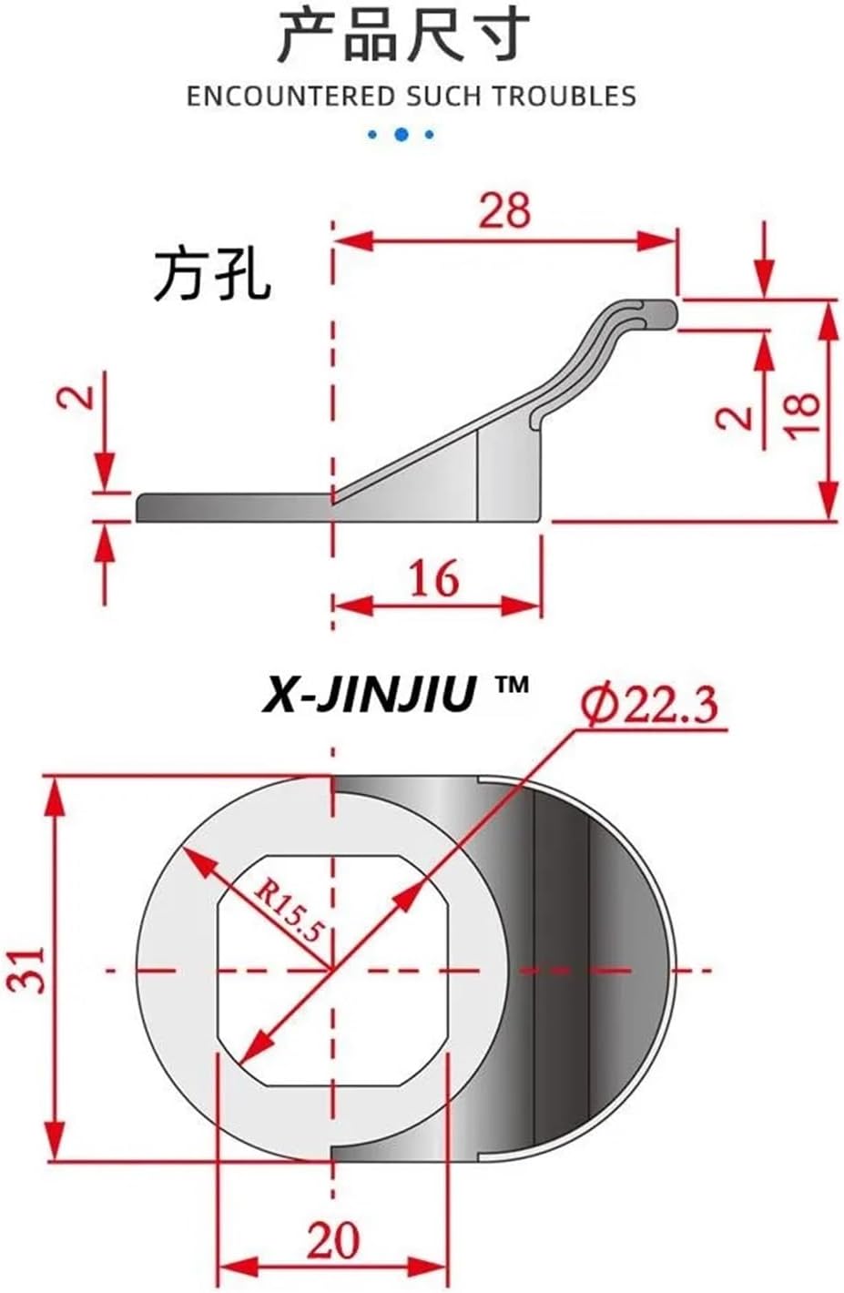 Cam Lock Cylindrical Lock Plastic Small Handle Distribution Box Lock Accessories Industrial Cylindrical Lock Small Pull Ring 1Pcs(Plastic)